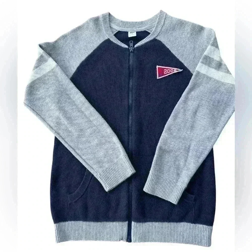 Janie and Jack Zip Down Sweater Cardigan Size 8